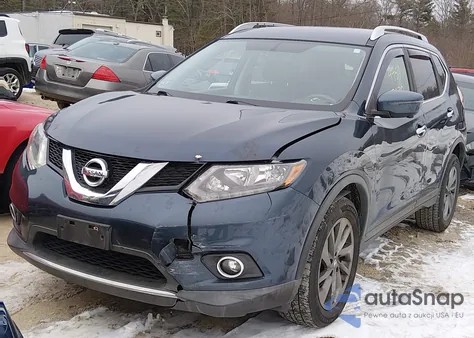 2016 Nissan Rogue Sl from USA, damaged, VIN KNMAT2MV4GP729598